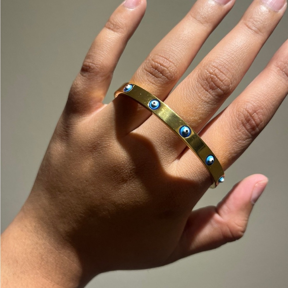 Gold Evil Eye Bracelet